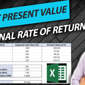 Net Present Value & Internal Rate of Return